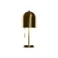 Desk lamp Home ESPRIT Golden Metal 50 W 220 V 18 x 18 x 44 cm