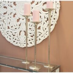 Candelabro Alexandra House Living Alluminio