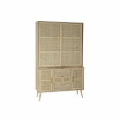 Stand Espositore DKD Home Decor 120 x 38,5 x 196 cm Naturale Legno MDF