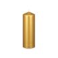 Candle Golden 7 x 20 x 7 cm (12 Units)