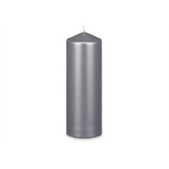 Candle Silver 7 x 20 x 7 cm (12 Units)