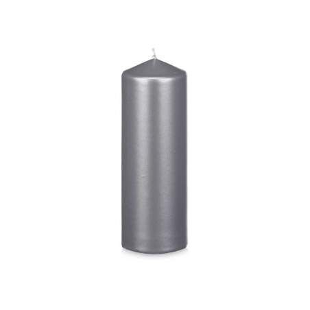 Candle Silver 7 x 20 x 7 cm (12 Units)