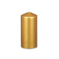 Candle Golden 7 x 15,5 x 7 cm (12 Units)