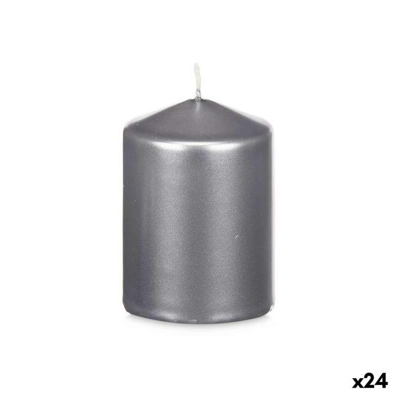 Candle Silver 7 x 10 x 7 cm (24 Units)