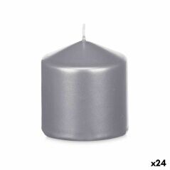 Candela Argentato 7 x 7,5 x 7 cm (24 Unità)