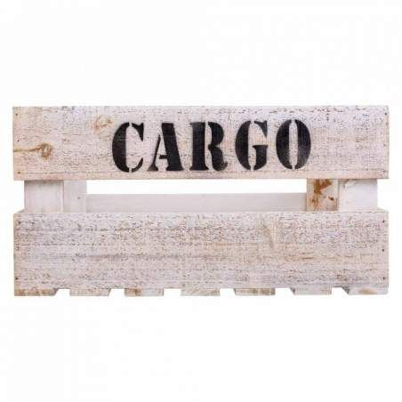 Scatole per conservare Alexandra House Living CARGO Bianco Legno di abete 24 x 19 x 38 cm 33 x 20 x 18 cm 28 x 15,5 x 17 cm 3 Pe