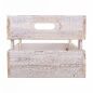 Scatole per conservare Alexandra House Living CARGO Bianco Legno di abete 24 x 19 x 38 cm 33 x 20 x 18 cm 28 x 15,5 x 17 cm 3 Pe