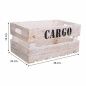 Scatole per conservare Alexandra House Living CARGO Bianco Legno di abete 24 x 19 x 38 cm 33 x 20 x 18 cm 28 x 15,5 x 17 cm 3 Pe