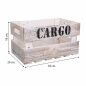 Scatole per conservare Alexandra House Living CARGO Bianco Legno di abete 24 x 19 x 38 cm 33 x 20 x 18 cm 28 x 15,5 x 17 cm 3 Pe