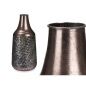 Vase Silver Metal 21 x 44 x 21 cm (4 Units) With relief