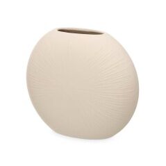 Vaso Beige Ceramica 29 x 26 x 11 cm (4 Unità) Circolare