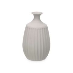 Vase Grey Ceramic 19 x 31 x 19 cm (4 Units) Stripes