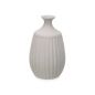 Vase Grey Ceramic 19 x 31 x 19 cm (4 Units) Stripes