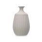 Vaso Grigio Ceramica 19 x 31 x 19 cm (4 Unità) Righe