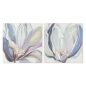 Painting Home ESPRIT Flower Urban 80 x 3 x 80 cm (2 Units)