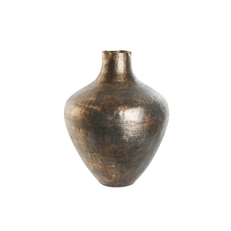 Vaso DKD Home Decor Bronce Dorato Alluminio Finitura invecchiata 31 x 31 x 41 cm