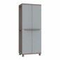 Broom cupboard Terry Jrattan 369 Grey 68 x 37,5 x 170 cm Plastic 3 Shelves