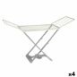 Folding clothes line Pompeya Anthracite 190 x 56 x 115 cm Resin (4 Units)