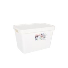 Scatola portaoggetti con coperchio Tontarelli Maya Bianco 6,4 L 28 x 18 x 17,7 cm (12 Unità)