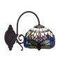 Wall Light Viro Belle Epoque Blue Brass 60 W 20 x 26 x 33 cm