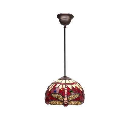 Lampadario Viro Rosso Ferro 60 W 20 x 30 x 20 cm