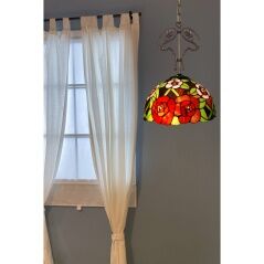 Ceiling Light Viro Red Zinc 60 W 30 x 30 x 30 cm