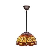 Lampadario Viro Belle Amber Ambra Ferro 60 W 30 x 125 x 30 cm