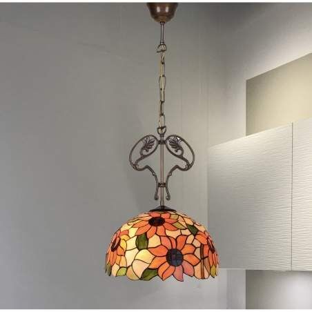 Lampadario Viro Multicolore Zinco 60 W 30 x 30 x 30 cm