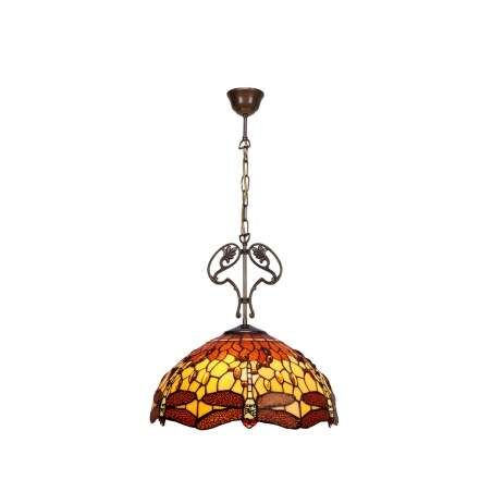 Lampadario Viro Belle Amber Ambra Ferro 60 W 40 x 135 x 40 cm