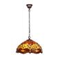 Lampadario Viro Belle Amber Ambra Ferro 60 W 40 x 130 x 40 cm