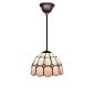 Lampadario Viro Pink Rosa Ferro 60 W 20 x 125 x 20 cm