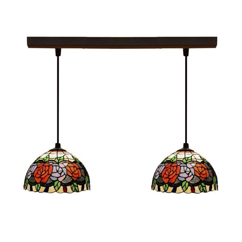 Lampadario Viro Multicolore Ferro 60 W 50 x 20 x 20 cm