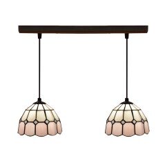 Lampadario Viro Rosa Ferro 60 W 50 x 20 x 20 cm