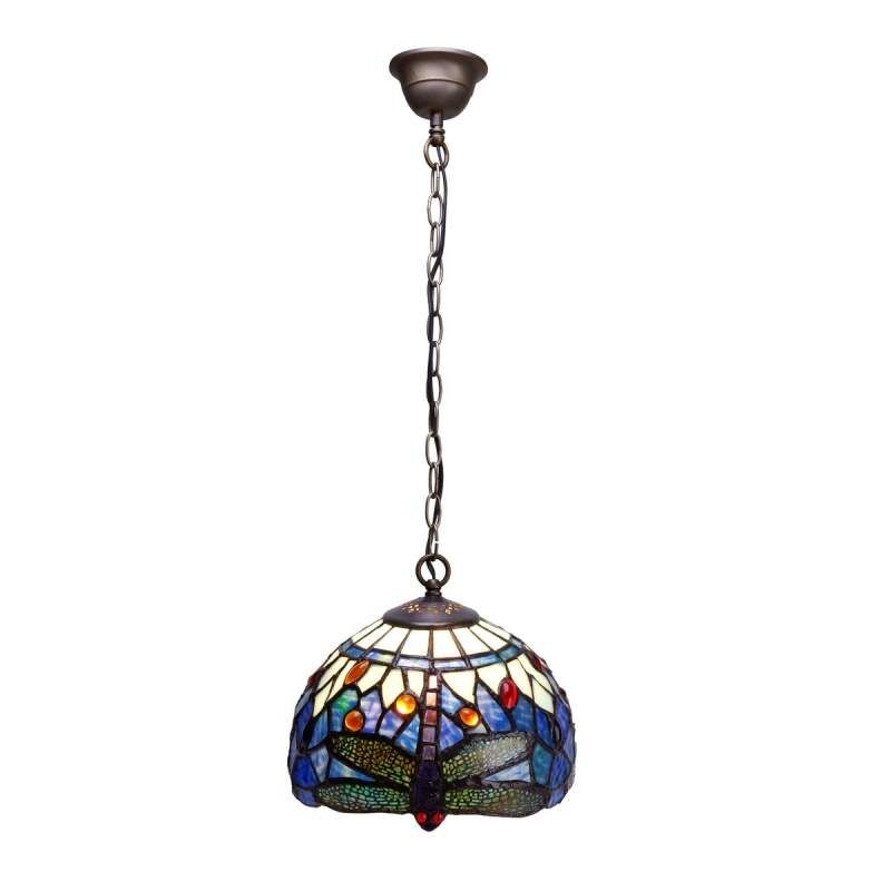 Lampadario Viro Belle Epoque Azzurro Ferro 60 W 20 x 125 x 20 cm