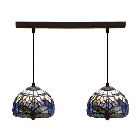 Ceiling Light Viro Blue Iron 60 W 50 x 20 x 20 cm