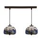 Ceiling Light Viro Blue Iron 60 W 50 x 20 x 20 cm