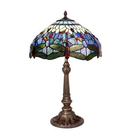 Desk lamp Viro Belle Epoque Blue Zinc 60 W 40 x 60 x 40 cm