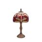 Lampada da tavolo Viro Belle Rouge Rosso Granato Zinco 60 W 20 x 37 x 20 cm