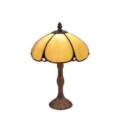 Lampada da tavolo Viro Virginia Beige Zinco 60 W 30 x 50 x 30 cm