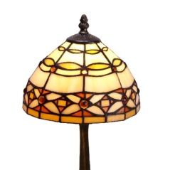 Lampada da tavolo Viro Marfíl Marrone Zinco 60 W 20 x 37 x 20 cm