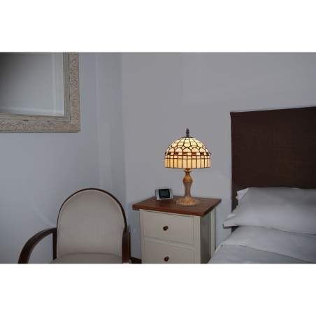 Lampada da tavolo Viro TABLE LAMP Beige Zinco 60 W 20 x 37 x 20 cm