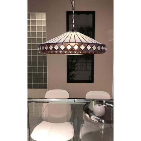 Lampadario Viro Ilumina Bianco Ferro 60 W 45 x 125 x 45 cm