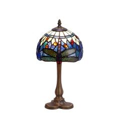 Desk lamp Viro Belle Epoque Blue Zinc 60 W 20 x 37 x 20 cm