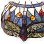 Lampada da tavolo Viro Belle Epoque Azzurro Zinco 60 W 20 x 37 x 20 cm