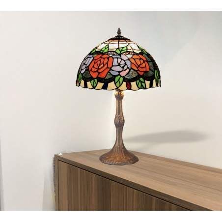 Lampada da tavolo Viro Rosy Multicolore Zinco 60 W 30 x 50 x 30 cm