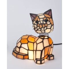 Lampada da tavolo Viro Iluminación Marrone 60 W 13 x 22 x 20 cm Gatto