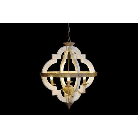 Ceiling Light Home ESPRIT White Bronze Iron Fir 40 W 63 x 63 x 74 cm