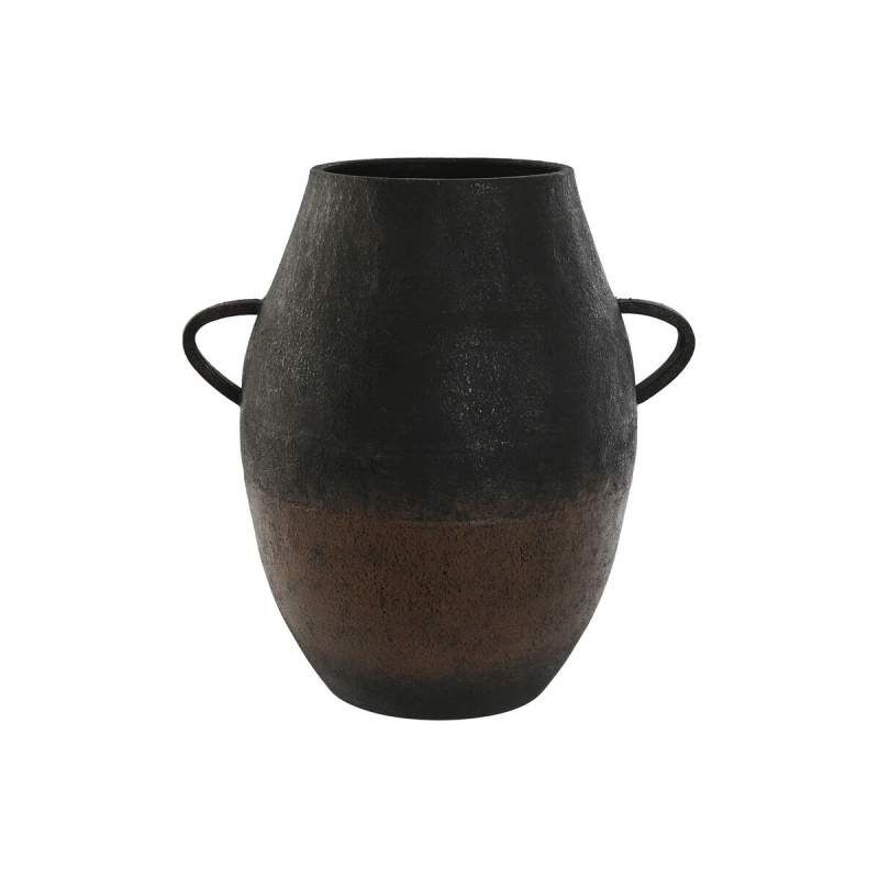 Vaso Home ESPRIT Marrone Nero Metallo Vintage 40 x 31,5 x 42,5 cm