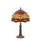 Desk lamp Viro Belle Amber Amber Zinc 60 W 30 x 50 x 30 cm