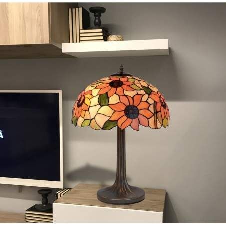 Lampada da tavolo Viro Diamond Multicolore Zinco 60 W 40 x 62 x 40 cm